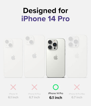 iPhone 14 Pro Back Cover Case | Fusion - Purple Rose