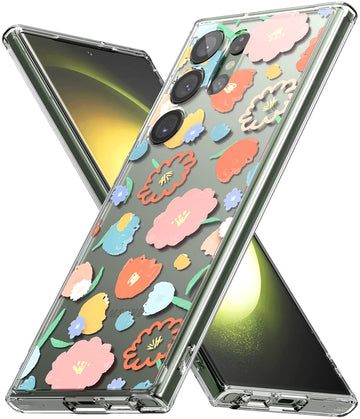 Samsung Galaxy S23 Ultra Back Cover Case | Fusion Design - Floral