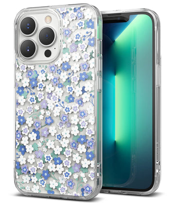 iPhone 13 Pro Back Cover Case | Fusion Design - Wild Flowers