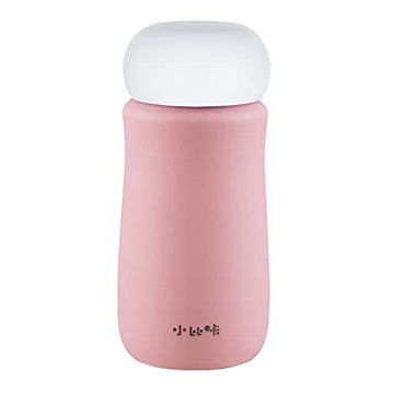 PINKAH Leakproof eco Double Wall Stainless Steel Vacuum Thermal Kids Bottle(240ML) (Baby Pink)