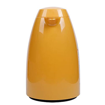 PINKAH 1500ML Vacuum Flask Glass Thermal Carafe with Handle for Coffee and Tea (Orange)