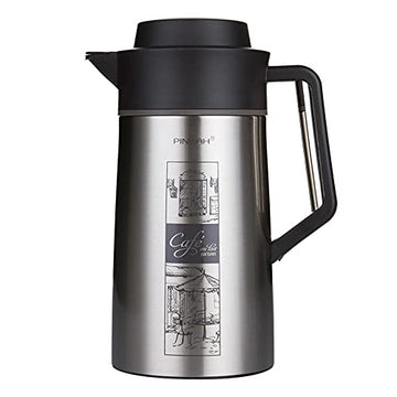 PINKAH -Long Heat Retention 1500Ml Resistant Stainless Steel Vacuum Thermal insularion Kettle. (Silver)