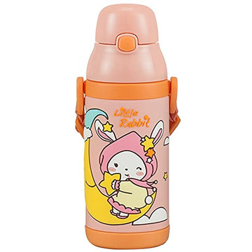 PINKAH-380ml Thermos Double Walled Vacuum Stainless Steel Bottle for Kids