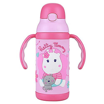 PINKAH 380ML 3D Cartoon Design Vacuum Stainless Steel Insulated Bottle for Kids.
