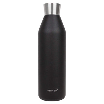 PINKAH 600ML Stainless Steel Vacuum Insulated Water Bottle,Double Wall Cola Shape Water Bottle Reusable Sport Flask 24 Hours Hot