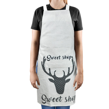 FABKUC Sleeveless Strap Apron with Pocket for Men and Women Hotel Café Restaurants Catering Cooking Kitchen and Table Vegetable Female Baking Accessories