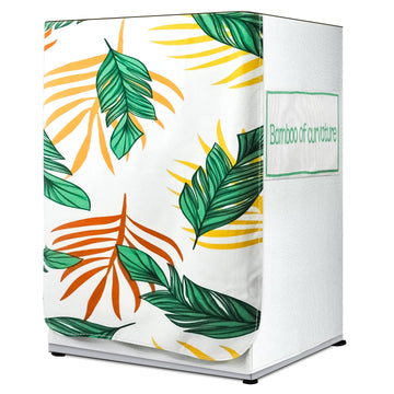 FABKUC Washing Machine Cover | Front-Load (Monstera)