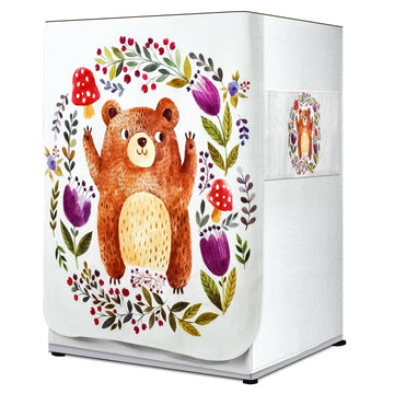FABKÜC Washing Machine Cover | Front-Load (Happy Bear)